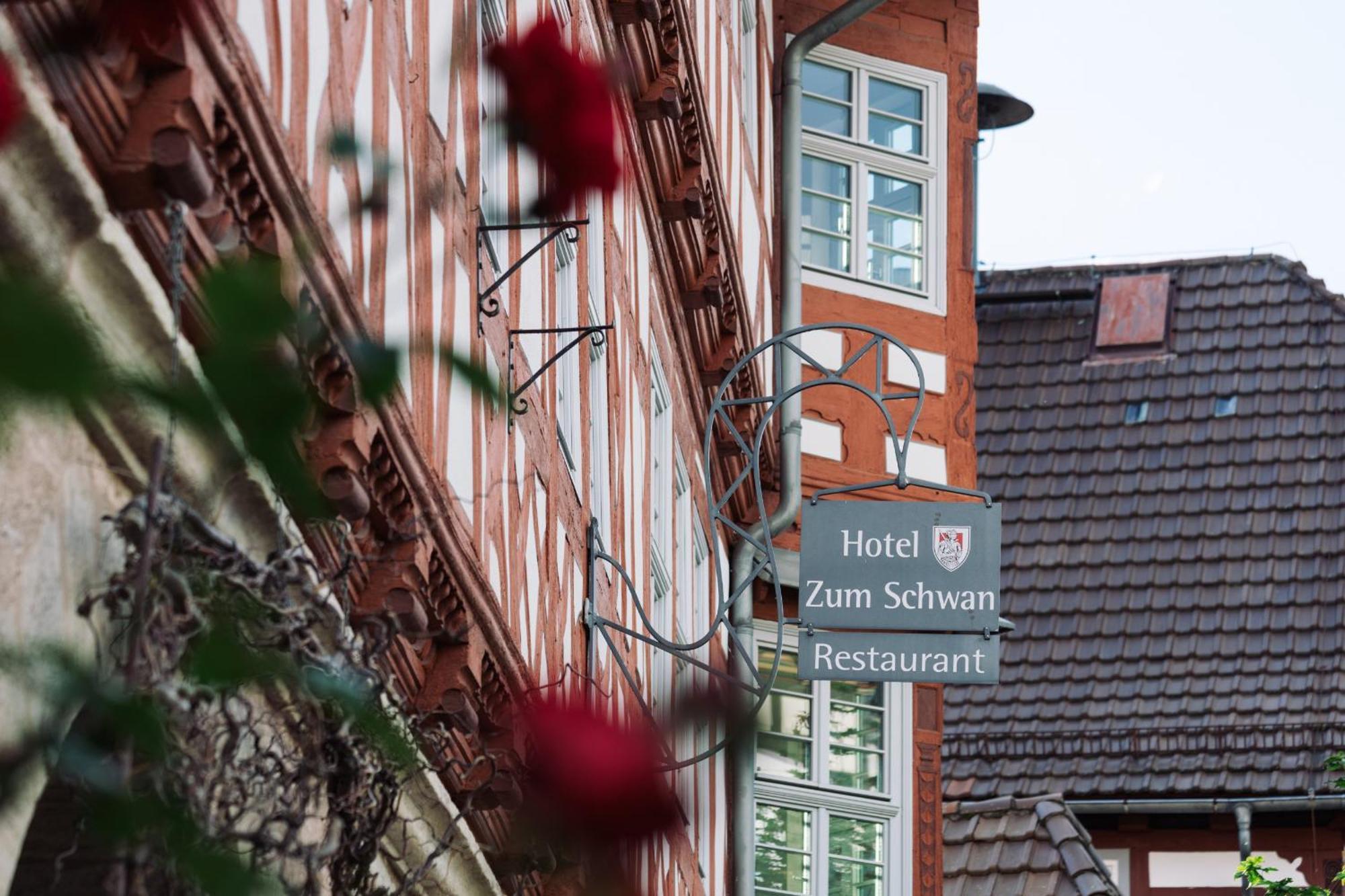 Hotel Zum Schwan Wanfried エクステリア 写真