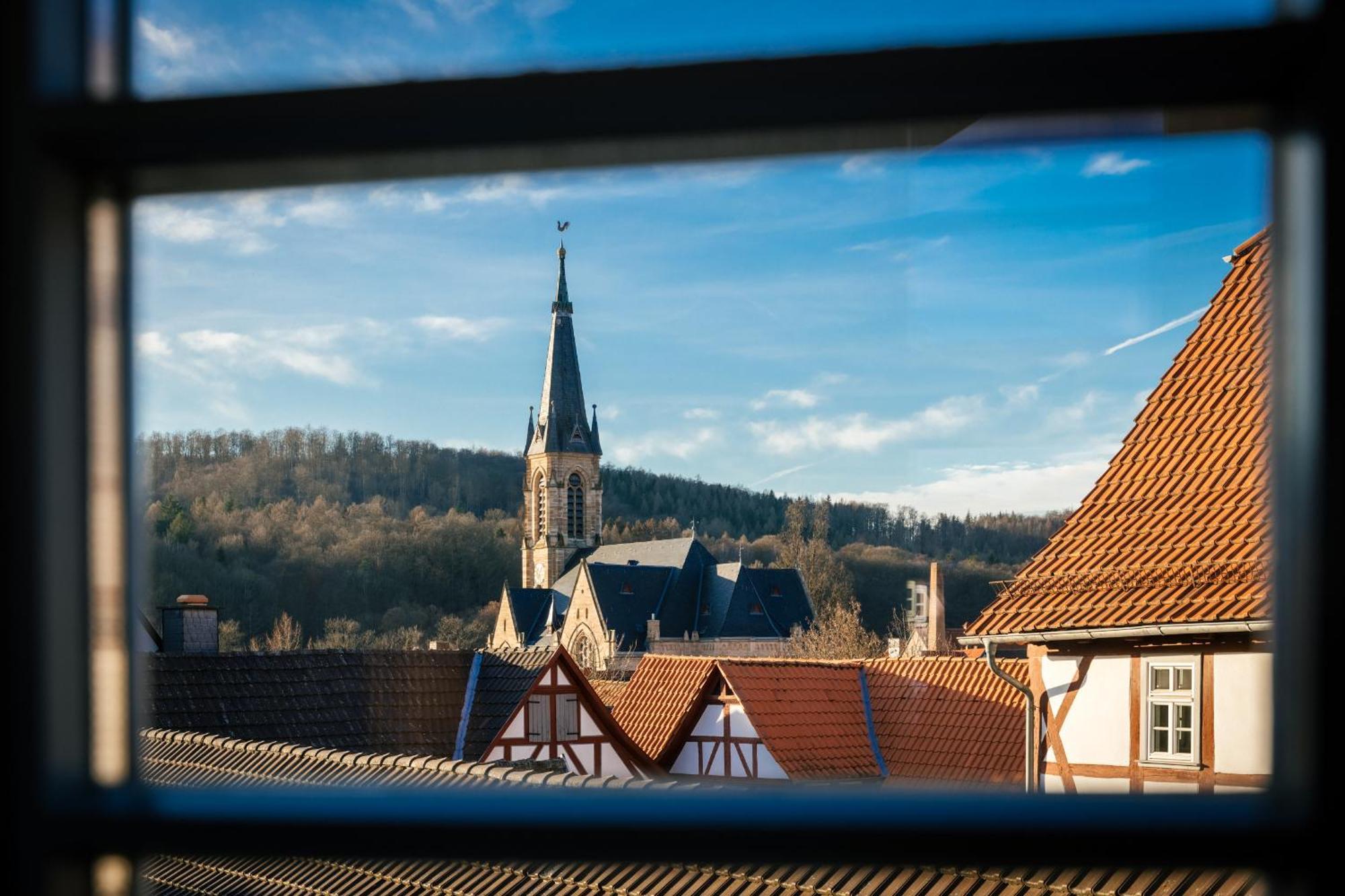 Hotel Zum Schwan Wanfried エクステリア 写真